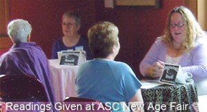 Readings Given at ASC New Age Fair