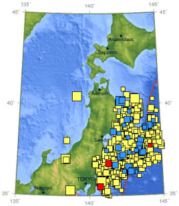 Earthquake Swarm Japan