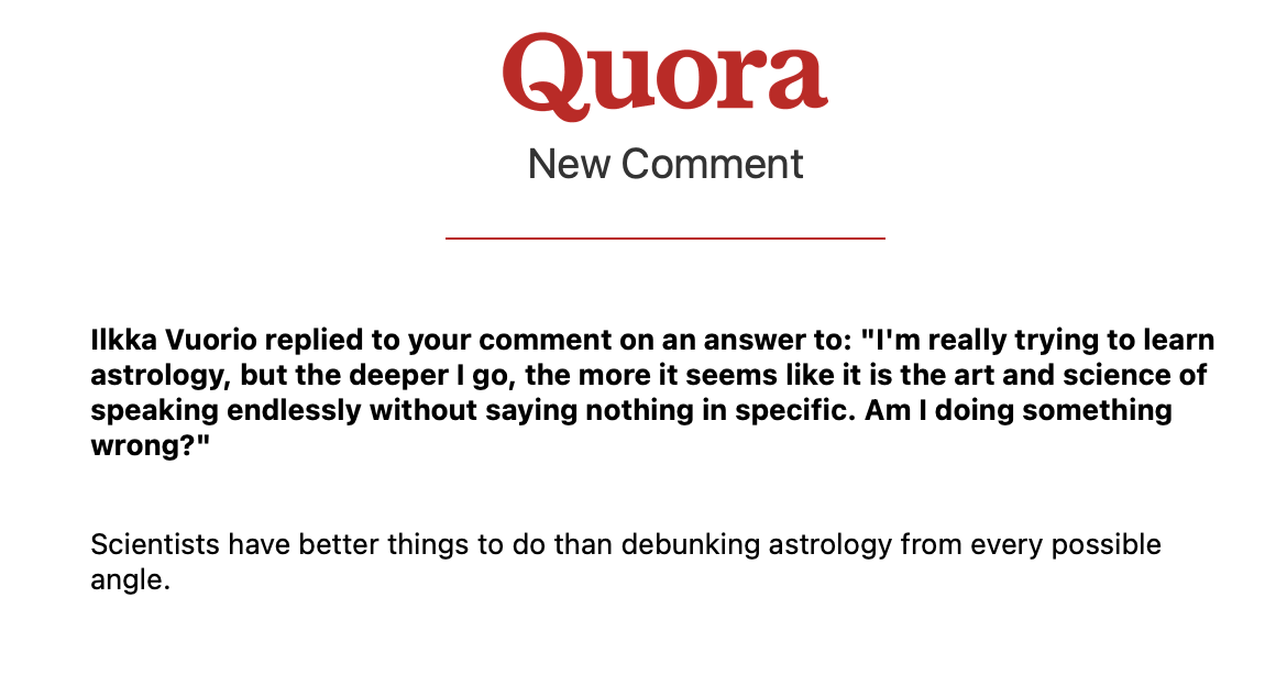#Astrology and the Skeptics: When a Skeptic Jumps on My Quora Post #Astrology and the Skeptics: When a Skeptic Jumps on My Quora Post